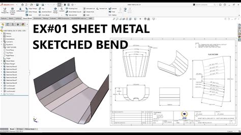 sheet metal bend solidworks|sketched bend in solidworks.